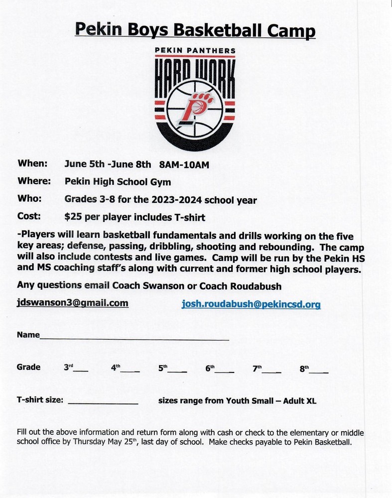 Boys Basketball Camp